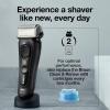 imageBraun Series 8 83M Electric Shaver Head Replacement Cassette Silver1 Count Pack of 10