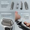 imageBraun Series 8 8567cc Electric Razor for Men 41 Shaving Elements ampamp Precision Long Hair Trimmer 5in1 SmartCare Center Close ampamp Gentle Even on Dense Beards Wet ampamp Dry Electric Razor 60min RuntimeSilver
