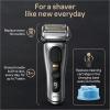 imageBraun Series 9 9517s PRO Electric Razor for Men 5 Pro Shave Elements ampamp Precision Long Hair ProTrimmer Charging Stand Brauns Best for Smooth Skin Wet ampamp Dry Electric Razor with 60min RuntimeSilver