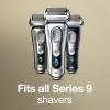imageBraun Series 9 Electric Shaver Replacement Head  92S  Compatible with all Series 9 Electric Razors 9290cc 9291cc 9370cc 9293s 9385cc 9390cc 9330s 9296cc1 Count Pack of 10