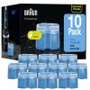 imageBraun Clean ampamp Renew Refill Cartridges CCR Replacement Shaver Cleaner Solution for CleanampampCharge Cleaning System Pack of 10
