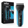 imageBraun Electric Series 3 Razor with Precision Trimmer Rechargeable Wet ampamp Dry Foil Shaver for Men BlueBlack 4 PieceSeries 3 Shaver