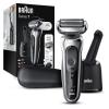 imageBraun Electric Shaver for Men Series 7 7171cc Wet ampamp Dry Shave Turbo ampamp Gentle Shaving Modes Waterproof Foil Shaver with Precision Trimmer Space GreyBlue