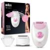 imageBraun Epilator Silkepil 3 3270 Hair Removal Device Epilator for Women Shaver ampamp Trimmer Hair Removal5 Count Pack of 1