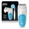 imageBraun Epilator Silkpil 5 5810 Hair Removal Device Epilator for Women Shaver ampamp Bikini Trimmer Cordless Rechargeable Wet ampamp Dry