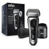 imageBraun Series 8 8330s Next Generation Electric Shaver for Men Rechargeable and Cordless Razor Silver Fabric Travel Case Wet and Dry Foil Shaver8467cc