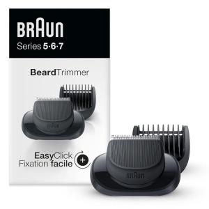 imageBraun EasyClick Cleansing Brush Attachment for Series 5 6 and 7 Electric Razors Compatible with Electric Shavers 5018s 5020s 6075cc 7071cc 7075cc 7085cc 7020s 5050cs 6020s 6072cc 7027cs6 Piece Set