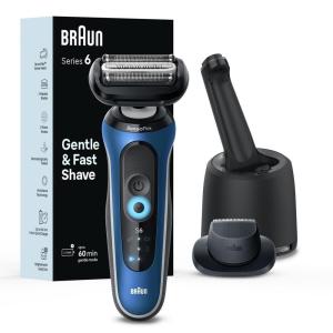imageBraun Electric Shaver for Men Series 6 6172cc Wet ampamp Dry Shave Shaving Kit with SmartCare Center and Precision TrimmerBlue