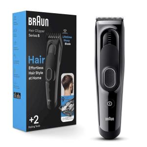 imageBraun Hair Clippers Series 5 5310 Hair Clippers for Men Hair Clip from Home with 9 Length Settings Incl Memory SafetyLock Recall Setting UltraSharp Blades 2 CombsHair Clippers w 9 Length Settings