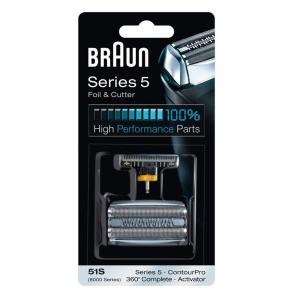 imageBraun Series 5 Combi 51S Foil and Cutter Replacement Pack Formerly 8000 360 Complete or Activator 032 Ounce51S
