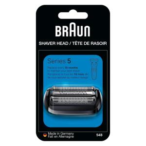 imageBraun Series 5 Electric Shaver Replacement Head Easily Attach Your Shaver Head for a Shave as efficient as Day one Compatible with New Generation Series 5 Shavers 54B Black
