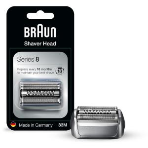 imageBraun Series 8 83M Electric Shaver Head Replacement Cassette Silver1 Count Pack of 1