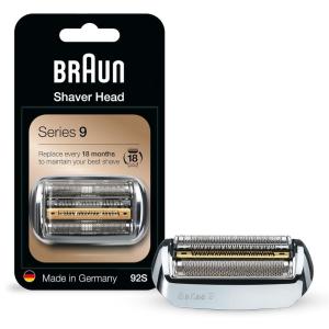 imageBraun Series 9 Electric Shaver Replacement Head  92S  Compatible with all Series 9 Electric Razors 9290cc 9291cc 9370cc 9293s 9385cc 9390cc 9330s 9296cc1 Count Pack of 1