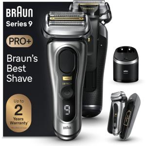 imageBraun Series 9 PRO Electric Razor for Men 5 Pro Shaving Elements and ShavePreparing ProComfort Head for Closeness ampamp Skin Comfort 6in1 SmartCare Center Wet or Dry Use Charging Stand 9597ccSilver