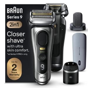 imageBraun Series 9 PRO Electric Shaver Shaving Kit with 5 Pro Shave Elements and ProComfort Head SmartCare Center9599cc Shaver