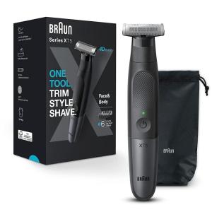 imageBraun Series XT5  Beard Trimmer Shaver and Electric Razor for Men Body Grooming Kit for Manscaping Durable One Blade One Tool for Stubble Hair Groin Underarms XT51007 Piece Set