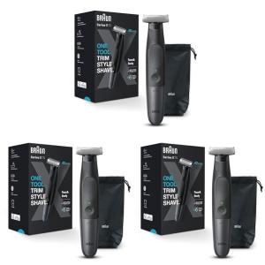 imageBraun Series XT5  Beard Trimmer Shaver and Electric Razor for Men Body Grooming Kit for Manscaping Durable One Blade One Tool for Stubble Hair Groin Underarms XT51007 Piece Set Pack of 3