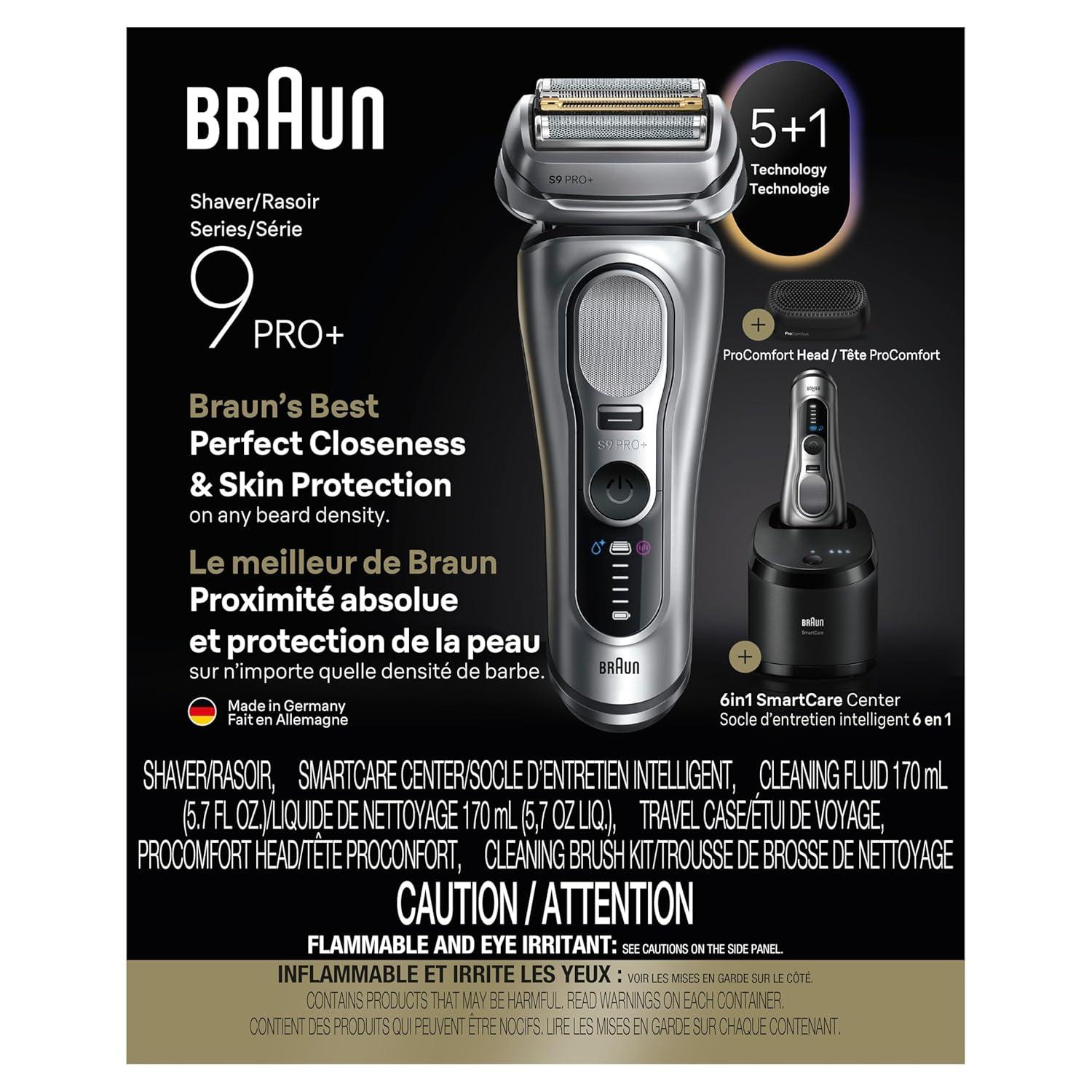 Braun Series 9 PRO Electric Shaver Pro SensoAdapt 6in1 SmartCare Braun Series 9 PRO Electric Shaver Pro SensoAdapt 6in1 SmartCare