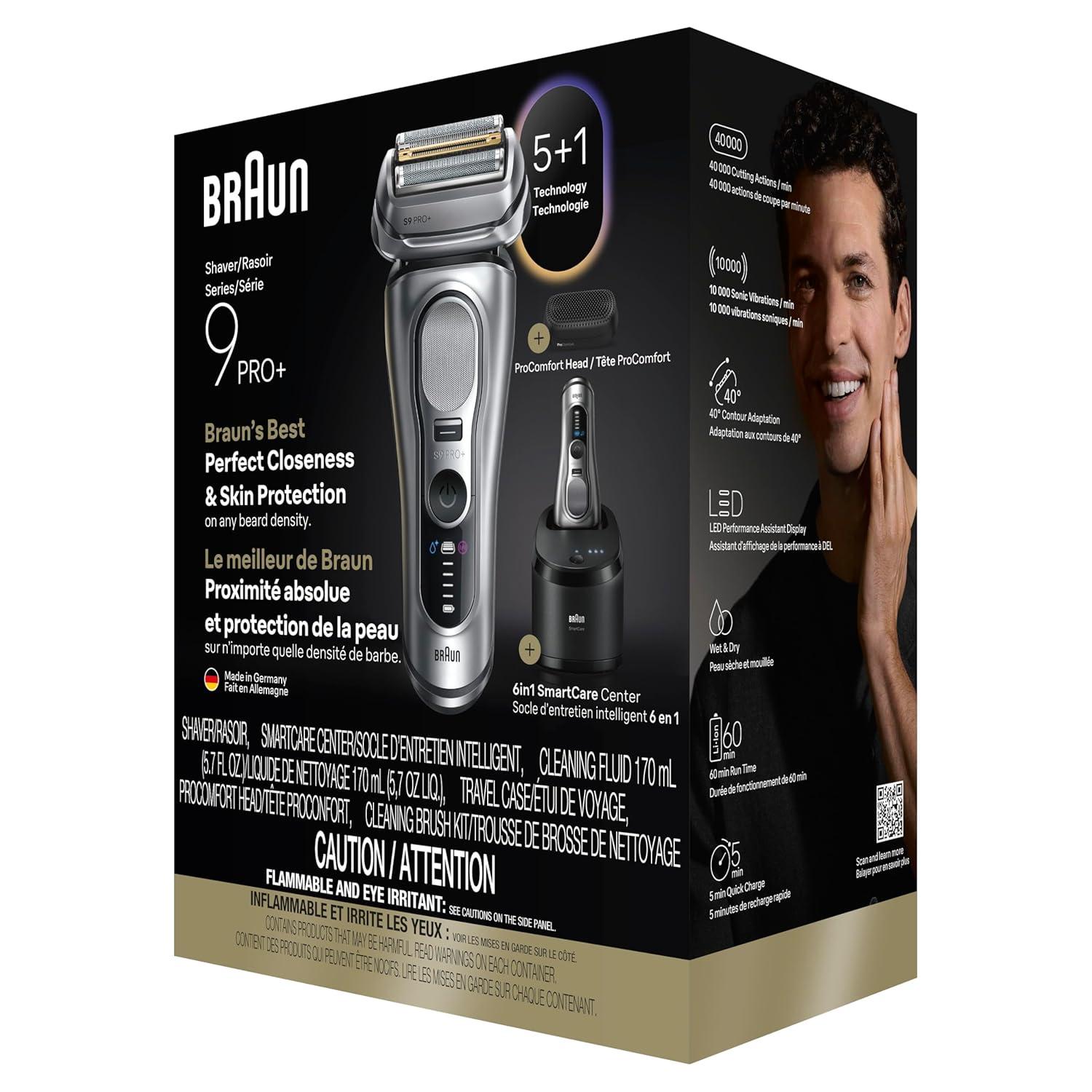 Braun Series 9 PRO Electric Shaver Pro SensoAdapt 6in1 SmartCare Braun Series 9 PRO Electric Shaver Pro SensoAdapt 6in1 SmartCare