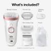 imageBraun Epilator Silkpil 9 9720 Hair Removal Device Epilator for Women WetDry Waterproof 3in1 Epilate Shave or Trim SalonLike Smooth Skin Womens Shaver ampamp Trimmer Cordless RechargeableSES9720