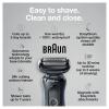 imageBraun Series 5 5049cs Electric Shaver with Charging Stand Beard Trimmer Face Shaver Wet ampamp Dry Rechargeable Cordless Foil Shaver Blue