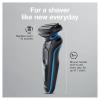 imageBraun Series 5 5049cs Electric Shaver with Charging Stand Beard Trimmer Face Shaver Wet ampamp Dry Rechargeable Cordless Foil Shaver Blue