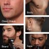 imageBraun AllinOne Series 9 PRO Beard and Body Trimmer AIO 9550 for Men with Gillette Labs Razor Cordless Grooming System with Precision Length Control Rechargeable Electric Facial Hair ToolAIO9555