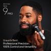 imageBraun AllinOne Series 9 PRO Beard and Body Trimmer AIO 9550 for Men with Gillette Labs Razor Cordless Grooming System with Precision Length Control Rechargeable Electric Facial Hair ToolAIO9550