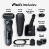 imageBraun Electric Razor for Men Series 6 with Precision Trimmer Extra Shaver Head 4in1 Clean amp Charge Center Travel Case S6 6177ps6075cc