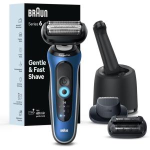 imageBraun Electric Razor for Men Series 6 with Precision Trimmer Extra Shaver Head 4in1 Clean amp Charge Center Travel Case S6 6177ps6177cc