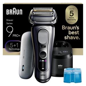 imageBraun Electric Razor for Men Series 9 PRO Electric Foil Shaver with Precision Trimmer 6in1 SmartCare Center Travel Powercase 9677cc9677cc