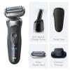 imageBraun Electric Razor for Men Series 7 Electric Shaver Extra Head Precision Trimmer 4in1 Clean amp Charge Center Case S7 7187ps
