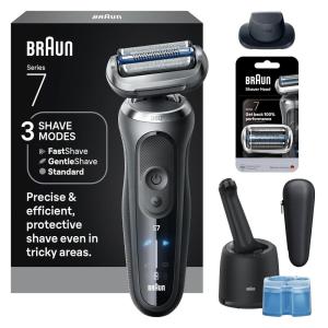 imageBraun Electric Razor for Men Series 7 Electric Shaver Extra Head Precision Trimmer 4in1 Clean amp Charge Center Case S7 7187ps