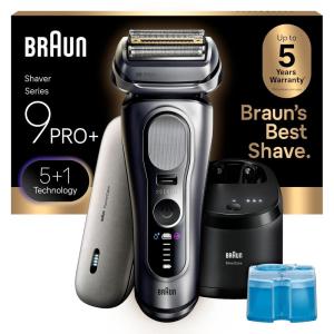 imageBraun Electric Razor for Men Series 9 PRO Electric Foil Shaver with Precision Trimmer and 6in1 SmartCare Center Silver 9667cc9677cc
