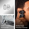 image:imageBraun Electric Razor for Men Series 7 360 Flex Head Foil Shaver with Precision Beard Trimmer Rechargeable Wet amp Dry and Travel Case Black 5 Piece SetSpace Grey