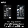 image:imageBraun Electric Razor for Men Series 7 360 Flex Head Foil Shaver with Precision Beard Trimmer Rechargeable Wet amp Dry and Travel Case Black 5 Piece SetSpace Grey