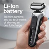 image:imageBraun Electric Razor for Men Series 7 360 Flex Head Foil Shaver with Precision Beard Trimmer Rechargeable Wet amp Dry and Travel Case Black 5 Piece SetSilver