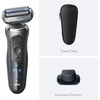 image:imageBraun Electric Razor for Men Series 7 360 Flex Head Foil Shaver with Precision Beard Trimmer Rechargeable Wet amp Dry and Travel Case Black 5 Piece SetSpace Grey