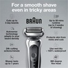 image:imageBraun Electric Razor for Men Series 7 360 Flex Head Foil Shaver with Precision Beard Trimmer Rechargeable Wet amp Dry and Travel Case Black 5 Piece SetSilver