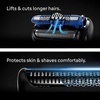 image:imageBraun Electric Razor for Men Series 7 360 Flex Head Foil Shaver with Precision Beard Trimmer Rechargeable Wet amp Dry and Travel Case Black 5 Piece SetSpace Grey