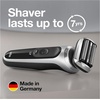 image:imageBraun Electric Razor for Men Series 7 360 Flex Head Foil Shaver with Precision Beard Trimmer Rechargeable Wet amp Dry and Travel Case Black 5 Piece SetSilver